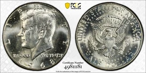 1968 D Kennedy Half Dollar 50 Cent PCGS MS65 Gnumismatist - Bild 1 von 15