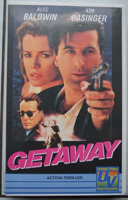 Getaway VHS  Kim Basinger  Alec Baldwin - Bild 1 von 3