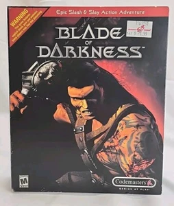 Blade of Darkness Vintage PC Big Box Game CIB Complete Codemasters SEALED! RARE! - Picture 1 of 12