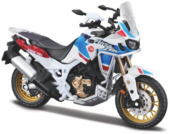 Bburago 51082 Honda Africa Twin Adventure weiss/blau/rot 1 18 Modellmotorad