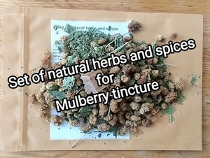 Set of natural herbs and spices for Mulbery tincture. homemade alcohol - Picture 1 of 1
