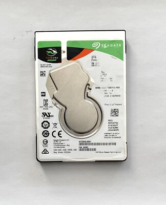 Seagate FireCuda SSHD 2TB, SATA III, 2.5" Internal SSHD (ST2000LX001) - Image 1 of 2