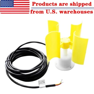 SZMWKJ Wind Speed Sensor 12V/24V Voltage Output Anemometer +3M Cable Easy Installation