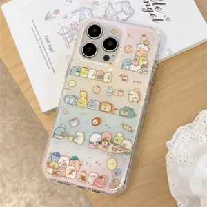 Kawaii Cartoon Sumikko Gurashi Shockproof Case Cover for iPhone 16 15 14 Pro Max - Picture 1 of 12