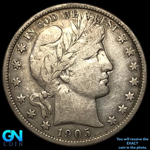 1905 S Barber Half Dollar  #E5130 Cover