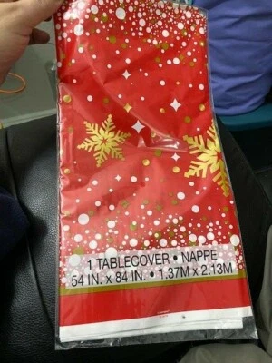 假日雪花桌布 (1) 全新!!! — 第 1/2 张图片