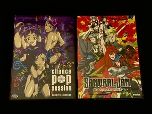 NEW! 2 Anime DVD Lot! Chance Pop Session, Samurai Jam Bakumatsu Rock - Bild 1 von 7
