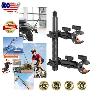 360° Adjustable Insta360 Handlebar Mount - Selfie Stick Included for Cyclists - Picture 1 of 9