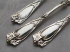 Rare Luxurious Fish Cutlery Art Nouveau Design IN 800 Silver F.Bahner Um 1900