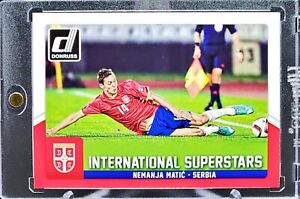 2015 Donruss Nemanja Matic International Superstars Serbia, Chelsea, Man U, Roma
