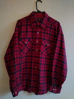 Vintage High Sierra Mervyns Mens Red Green Buffalo Button Up Shirt  XL - Image 1 of 3