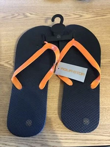 Aqua Stop XLarge 13 Mens Flipflops Sandals Shoes Orange (apt-1019) - Picture 1 of 3
