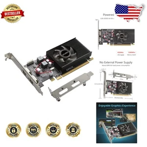 Compact Radeon HD 6570 Graphics Card, Dual HDMI Outputs for Ultra-Fast Gaming - Picture 1 of 12
