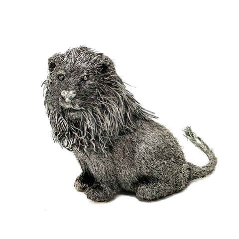 Gianmaria Buccellati Italian Sterling Silver Figurine Lion 20th Century Cover