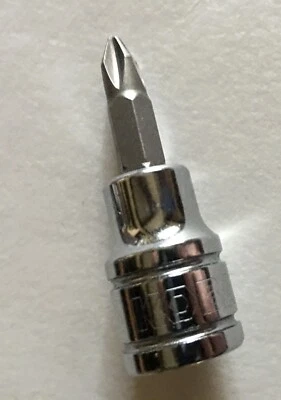 Kobalt PH2 x 3/8" Dr Phillips Bit Socket 86976  Free Shipping - Image 1 of 2