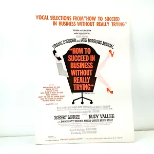 How to Succeed In Business Without Really Trying Vocal Score Sheet Music 1961 - Picture 1 of 2