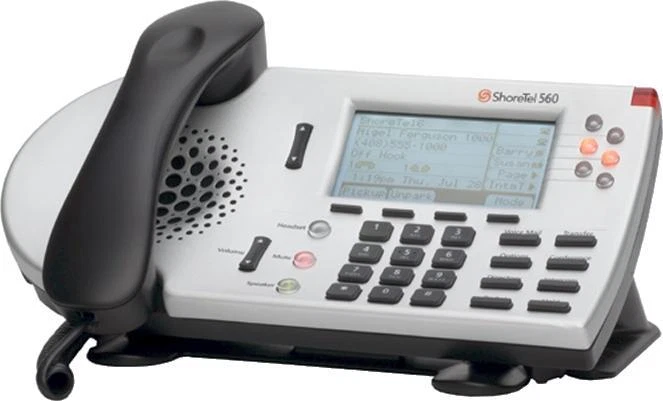 Fully Refurbished ShoreTel ShorePhone IP 560 6-Line IP Telephone (Silver) - Image 1 of 1