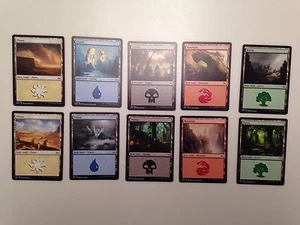 Fate Reforged Complete 10 Card NM Basic Land Set Magic the Gathering (MtG) - Picture 1 of 2