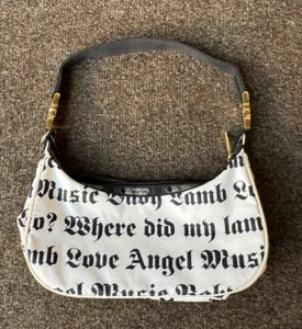 Lesportsac Gwen Stefani L.A.M.B Hella Hobo Small Bag Black White Gold - Picture 1 of 9