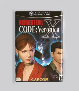 RESIDENT EVIL CODE VERONICA X / GAMECUBE - 2"x3" IMÁN NEVERA caja juego nintendo - Imagen 1 de 3