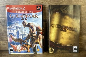 God of War 1 Greatest Hits PS2 Instruction Manual And Art Insert Only Clean - Picture 1 of 3