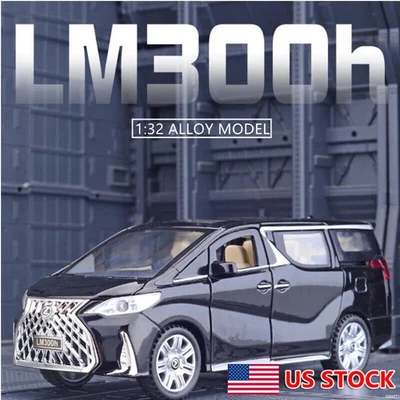 1/32 Lexus LM300 MPV Diecast Car Model Simulation Sound & Light Kid Toy Gift US - Image 1 of 4