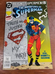 Adventures of Superman #501 (DC Comics 1993) Superboy - Picture 1 of 3