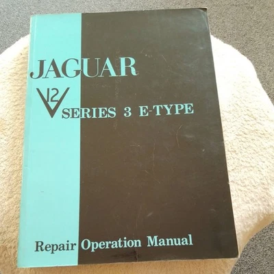Jaguar V12 E-Type Series 2 Repair Operation Manual Excellent Condition - Image 1 of 4