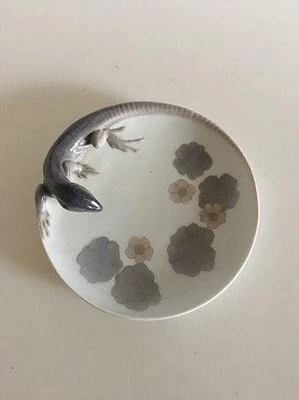 Royal Copenhagen Art Nouveau Large Lizzard Tray No 1100 - Image 1 of 4