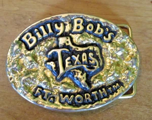 80er GÜRTELSCHNALLE - ** BILLY BOB'S ** COUNTRY MUSIC CLUB FT. WORTH TX - Limited Ed - Bild 1 von 2