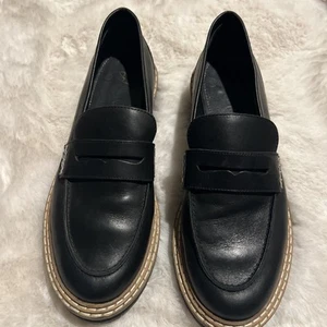 Boden Chunky Leather Women’s Loafers Size 10 - Picture 1 of 6