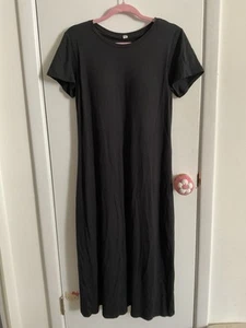 Uniqlo Built in Bra Long T-shirt Dress M - Picture 1 of 3