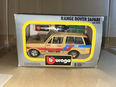 Bburago Burago Range Rover Safari 1/24 Diecast Metal Model No Polistil Politoys - Immagine 1 di 4
