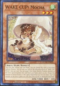 TAZZA SVEGLIA! Mocha DUAD-EN028 Avanzata del Duellante 1° Edizione - Carta Yugioh - Foto 1 di 2