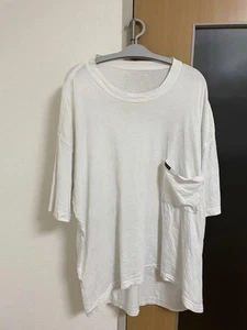 BALENCIAGA 18SS Europe Oversized Pocket T-Shirt Size XS White Minor Wear HN4994 - Picture 1 of 3