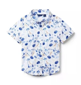 Janie And Jack Safari Poplin Shirt NWT Size 4 - Picture 1 of 5