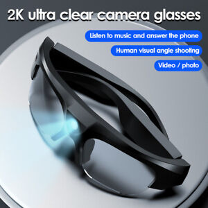 Unisex Bluetooth Camera 4K/2K Sunglasses Smart Audio Headset Wireless Sports