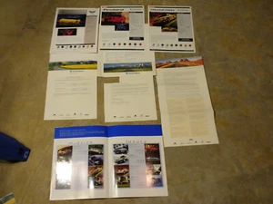 2001 GM Corvette Firebird Grand Prix Mailed Sales Brochure Booklet In Folder - Picture 1 of 11