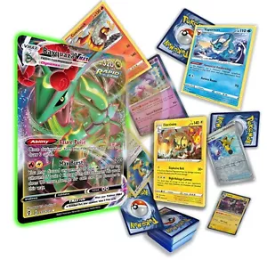 200 Pokemon Cards Bulk Lot Bundle | 1x Ultra Rare VMAX | 24x rare mix | Genuine - Picture 1 of 14