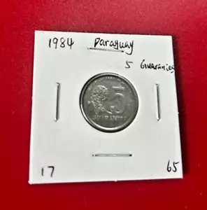 Moneda de 5 guaraníes Paraguay 1975 - ¡Bonita moneda del mundo!!! - Imagen 1 de 2