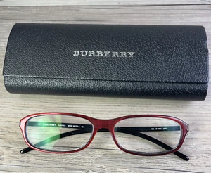 Burberry by Safilo Red Wine Eyeglasses Frames B8382 5M2 135 Frames Only w/Case - Picture 1 of 11