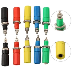 Versatile 10PCS 4MM Banana Socket Binding Post Electrical Connector Terminal - Picture 1 of 16