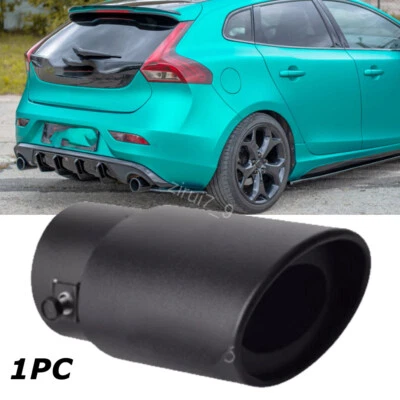 1pc Stainless Steel Chrome Rear Exhaust Pipe Tail Muffler Tip For Volvo V40 - Image 1 of 4