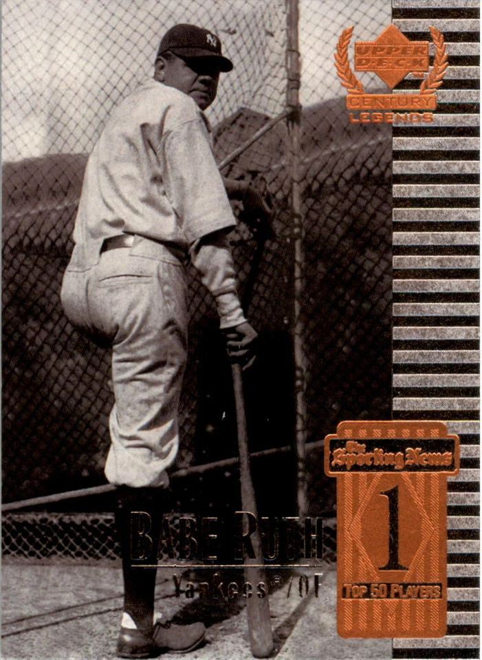 1999 Upper Deck Century Legends Baseball YOU PICK - Image 1 of 1