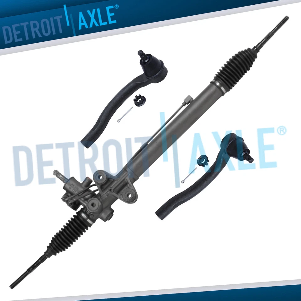 Complete Power Steering Rack and Pinion Outer Tie Rods for 2009-2015 Honda Pilot - Image 1 of 4