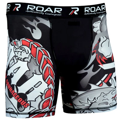 ROAR Men's Fitness Compression Shorts Workout Sports Sweatshorts - Image 1 of 2