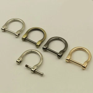 Metal Detachable Openable Removable Handbag D Ring Buckle Clasp Bag Strap Belt❥ - Picture 1 of 29