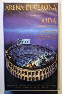 Musikvideo - Giuseppe Verdi - Aida - Arena di Verona - VHS-Kassette/Warner - Bild 1 von 2