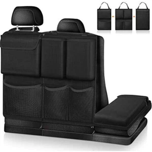 Detachable Seat Back Hanging Organisers Storage Bag with Zippers Large Capacity - Picture 1 of 12