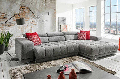 Megapol Satellite modernes Ecksofa Polsterecke Sofa viele Funktionen und Bezüge - Bild 1 von 4